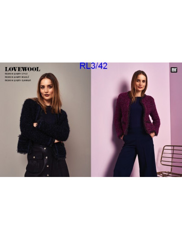 Modèle Veste Femme Laine Rico Design Fashion Luxury Bouclé, Style et Glamour