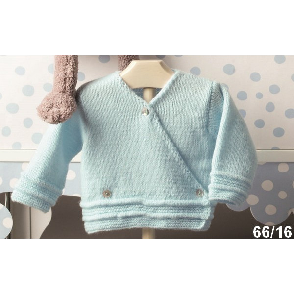 Cache cœur bébé 0/3 mois au tricot 