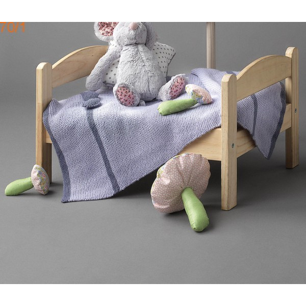Modèle à tricoter gratuit Brassière bébé Laine Katia Peques ou Merino Baby