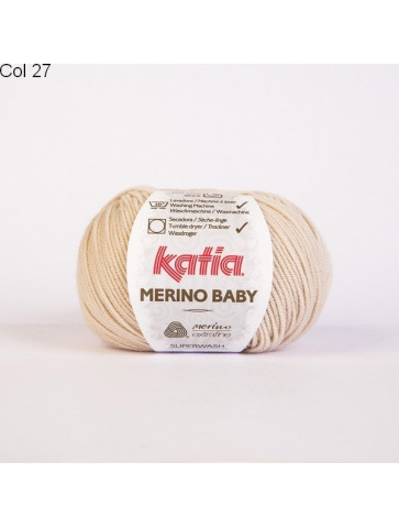 Katia Merino Baby - Laine douce pour la peau délicate des bébés et des